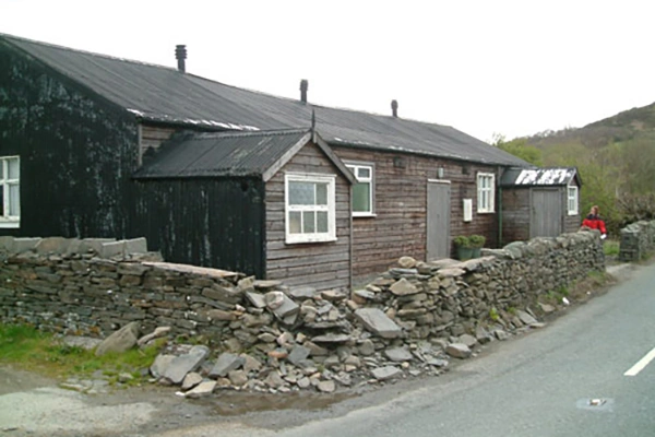 Exterior of the Community Hall Grizebeck in 2010 before the rebuild