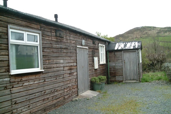 Exterior of the Community Hall Grizebeck in 2010 before the rebuild